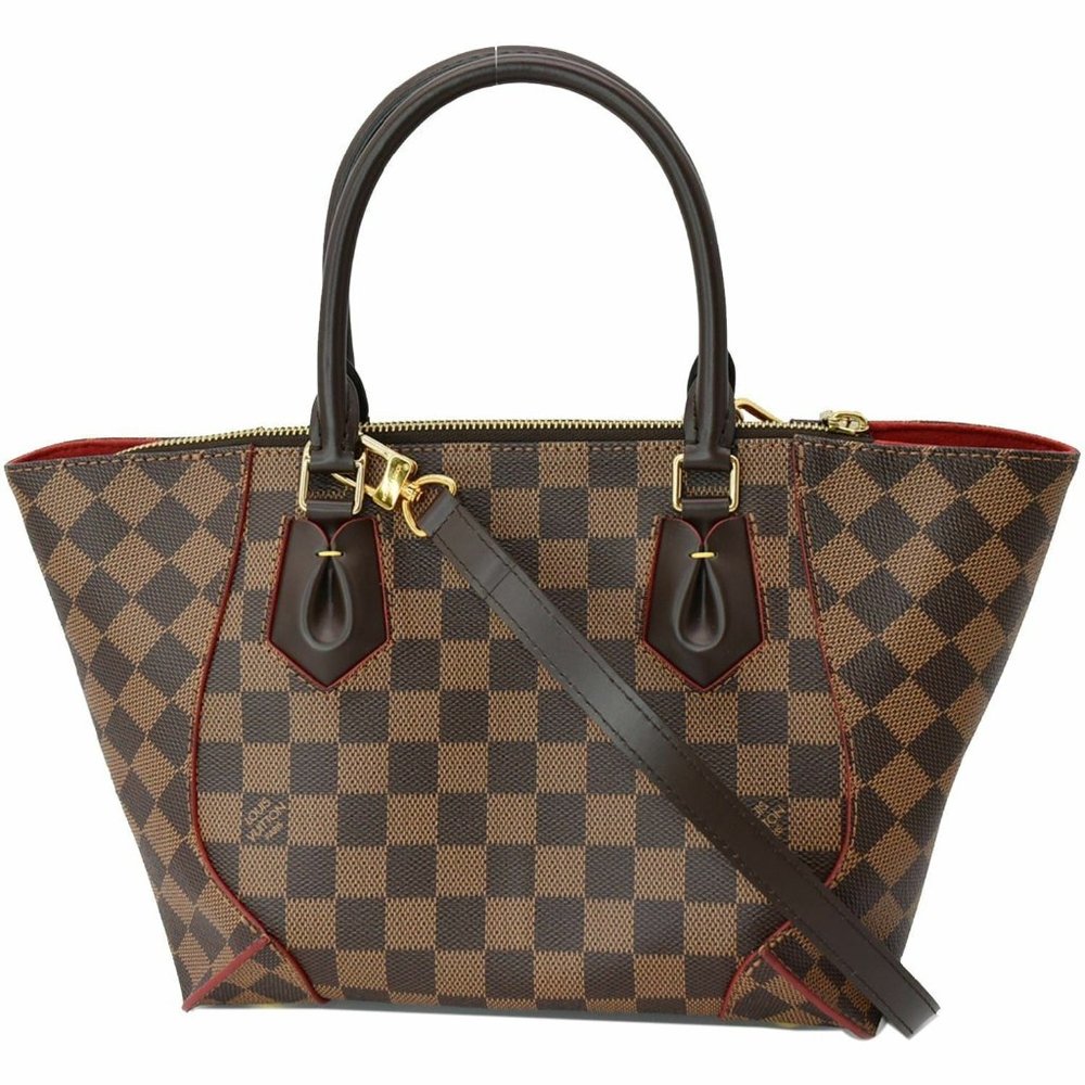 Caissa PM Damier Ebene Shoulder Bag